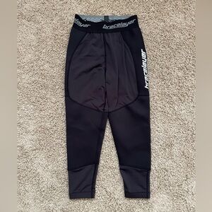 NWT Bracelayer Women’s KXV 7/8 Knee Support Compression Leggings in Black Size S